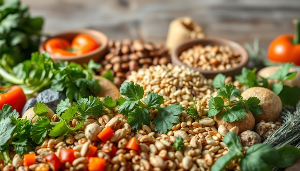 ingredientes essenciais na comida natural