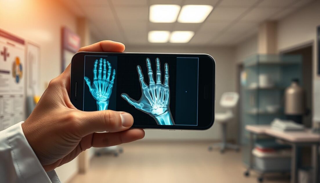 Aplicativos gratuitos para imagens de raio-X