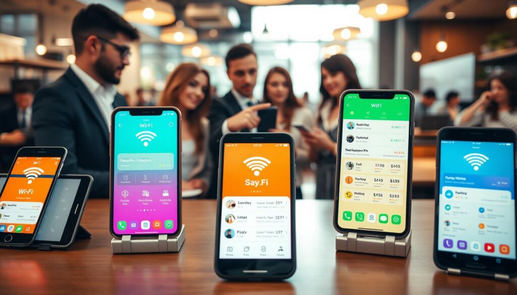 Comparativo de Aplicativos de Wi-Fi Comparativo de Aplicativos de Wi-Fi